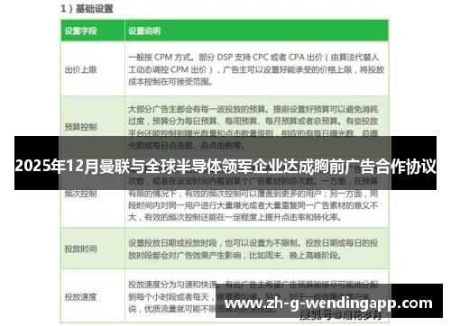 2025年12月曼联与全球半导体领军企业达成胸前广告合作协议